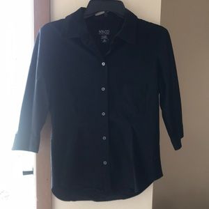 Black 3/4 length Top